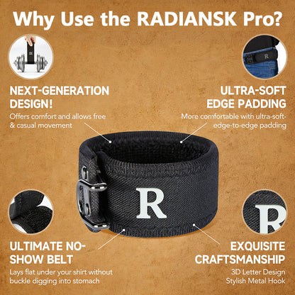 ⏰ 70%OFF ONLY TODAY!Metal Hook Tactical Elastic Belt No Buckle Invisible Design | Soft Adjustable Side Tactical Belt