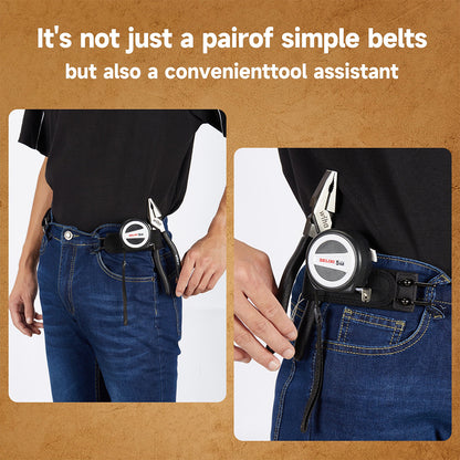 ⏰ 70%OFF ONLY TODAY!Metal Hook Tactical Elastic Belt No Buckle Invisible Design | Soft Adjustable Side Tactical Belt